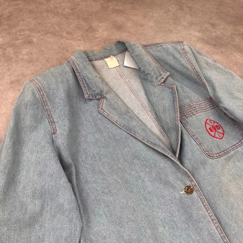Vintage Fendi denim blazer