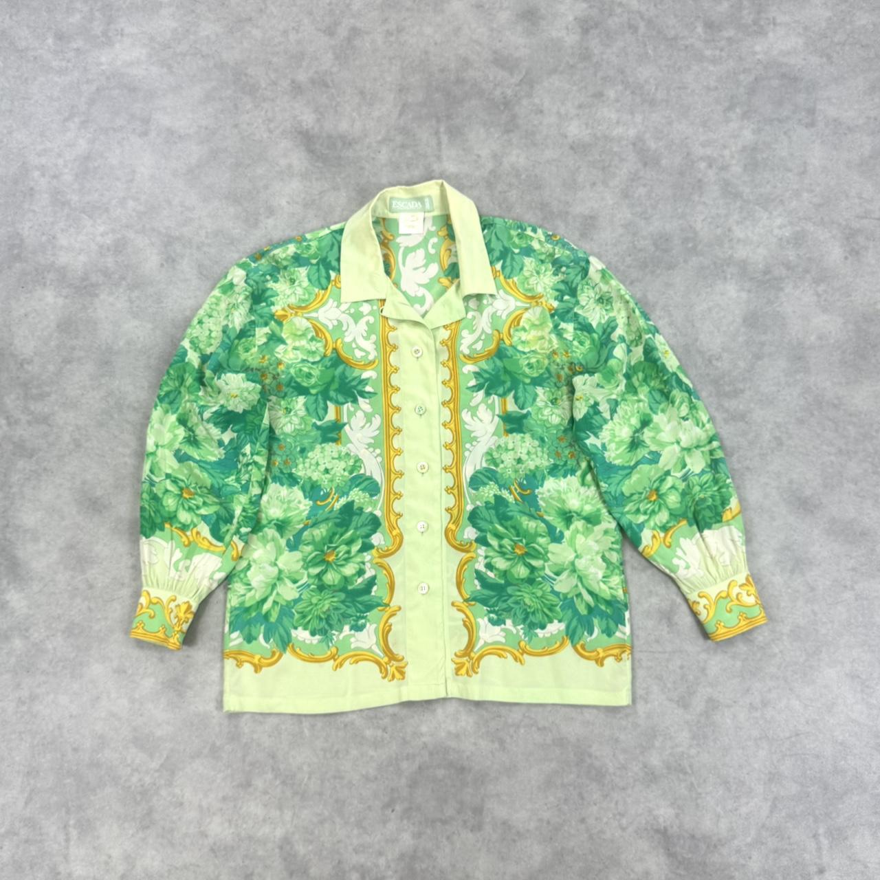 Vintage Escada print shirt