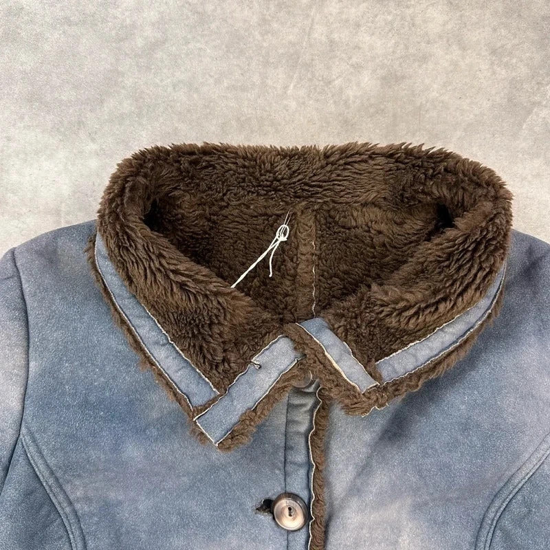 Vintage Faux sheepskin coat