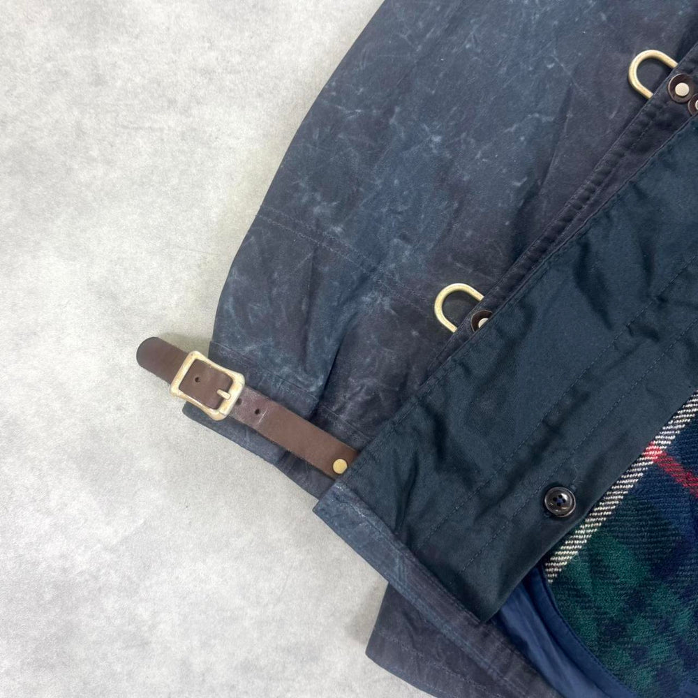 Polo Ralph Lauren wax cotton fireman’s clip jacket