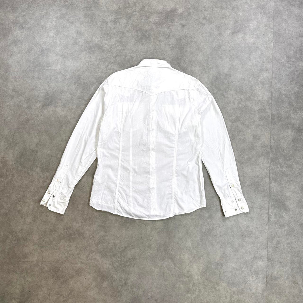 True Religion White Button Up Shirt