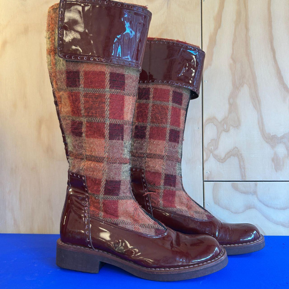 Tartan Boots