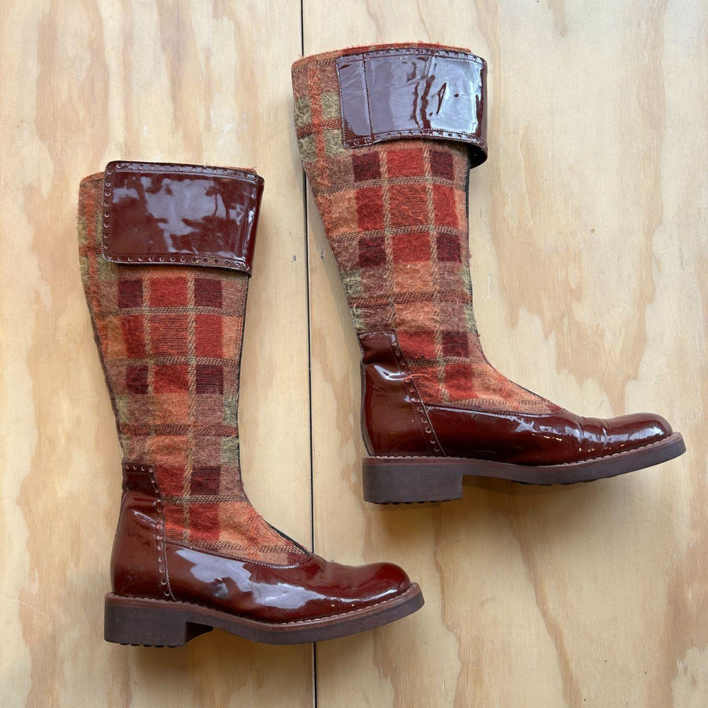 Tartan Boots