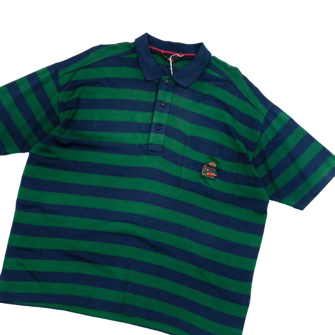 Vintage Paul & Shark striped polo shirt