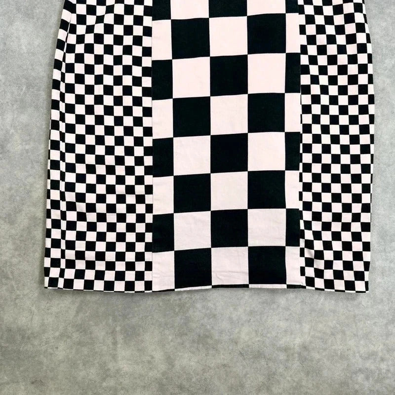 Moschino dress / Checkerboard dress