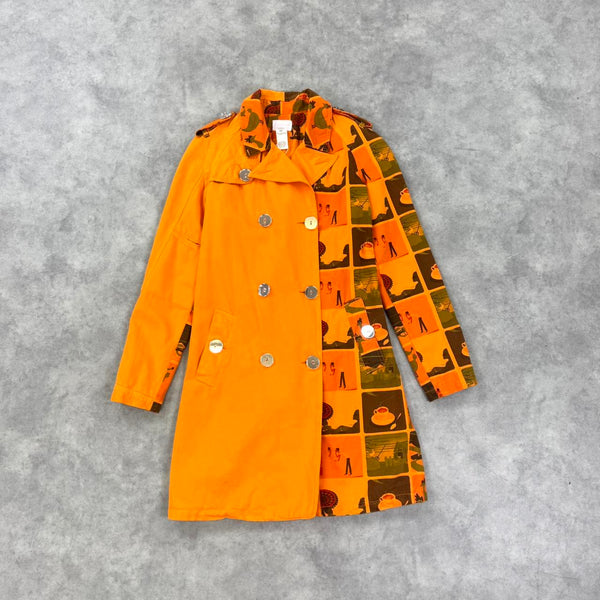 Vintage Custo Barcelona print coat