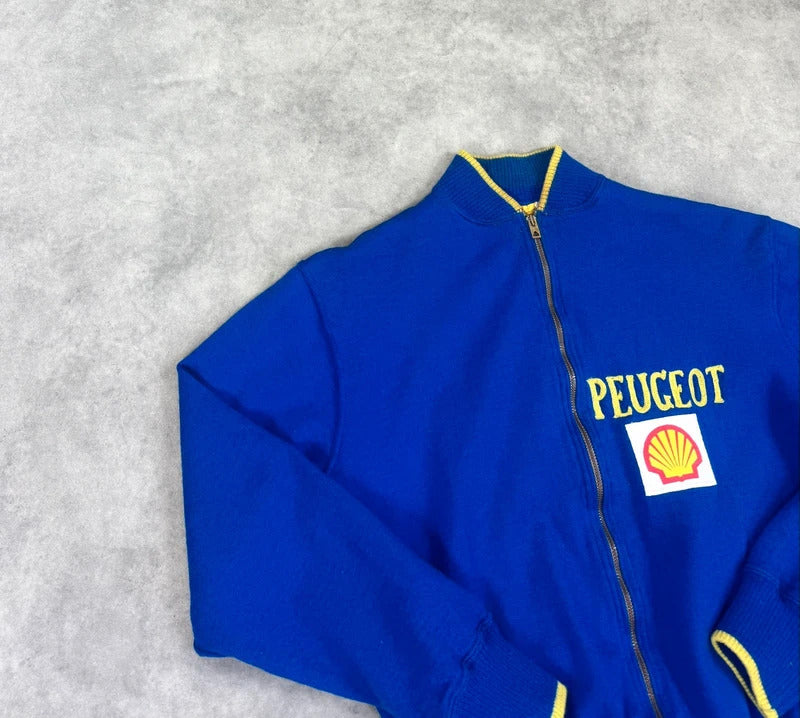 Vintage 80s Peugeot bomber jacket