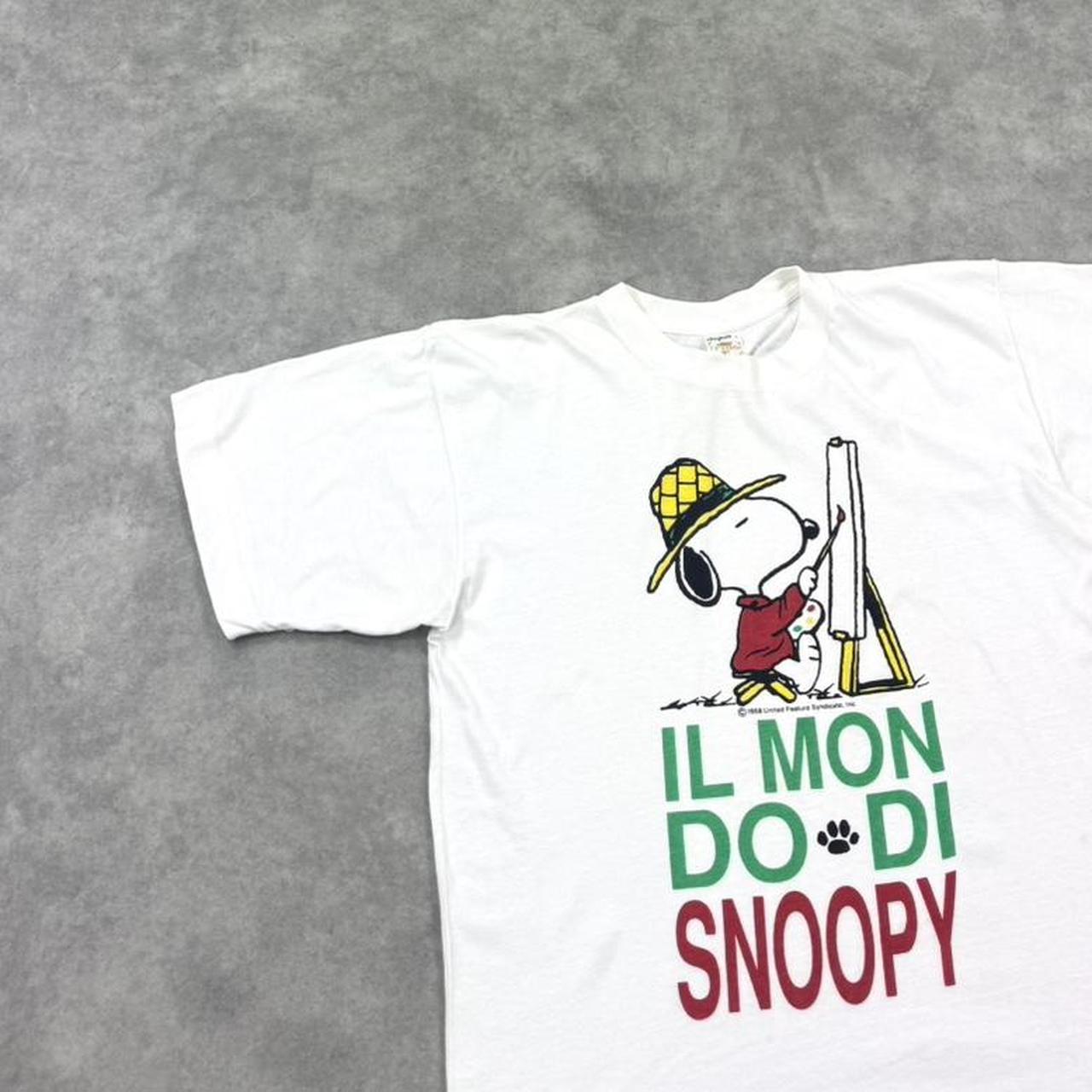 Vintage Snoopy print t-shirt