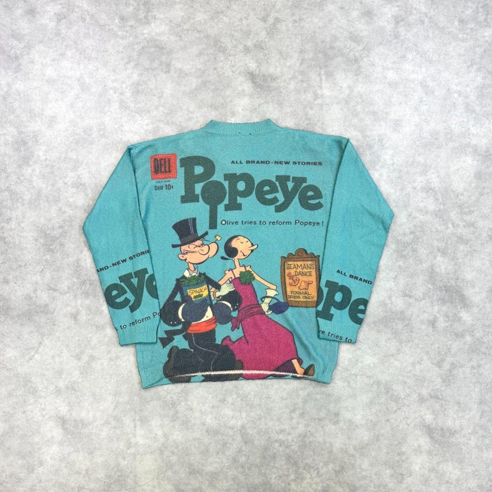 Popeye Character Knit Jumper