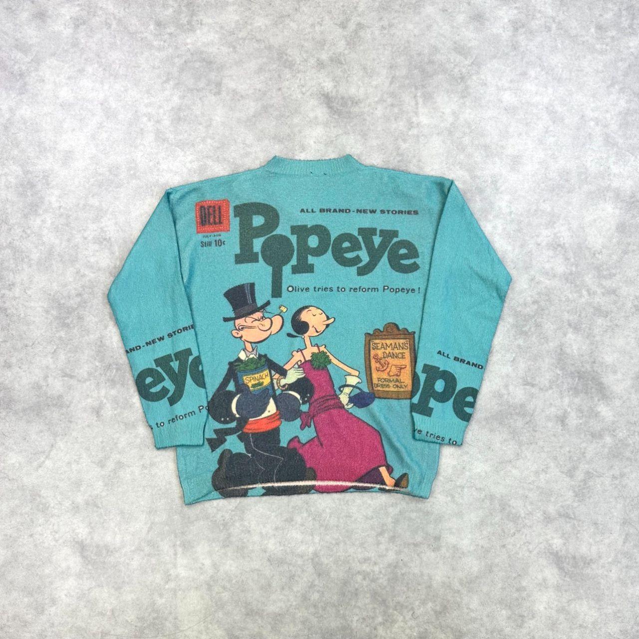 Popeye Character Knit Jumper