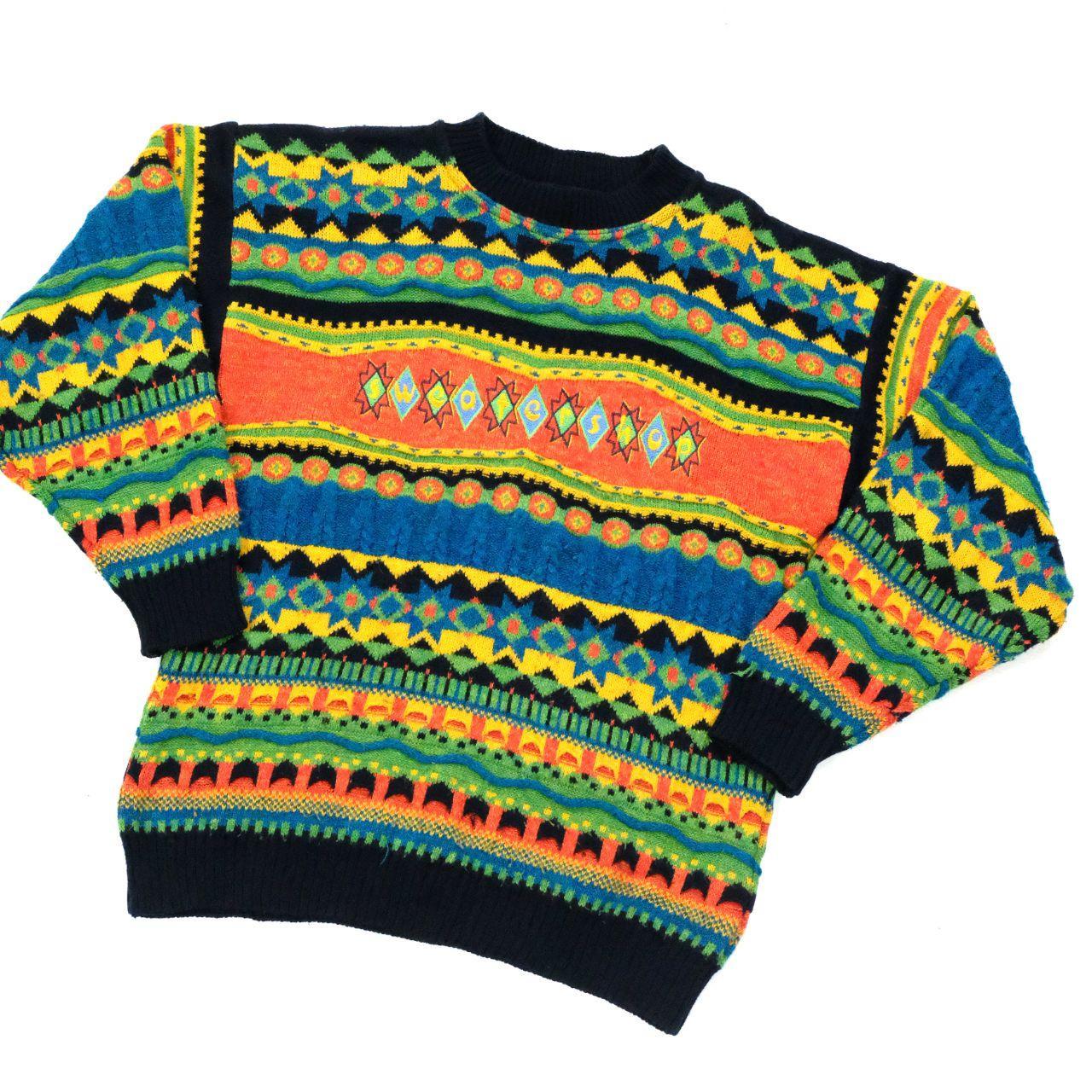 Abstract Knit Jumper