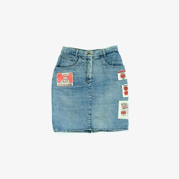 Vintage denim skirt