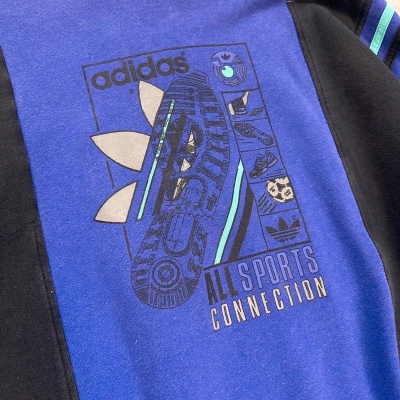 Vintage Adidas quarter zip jumper