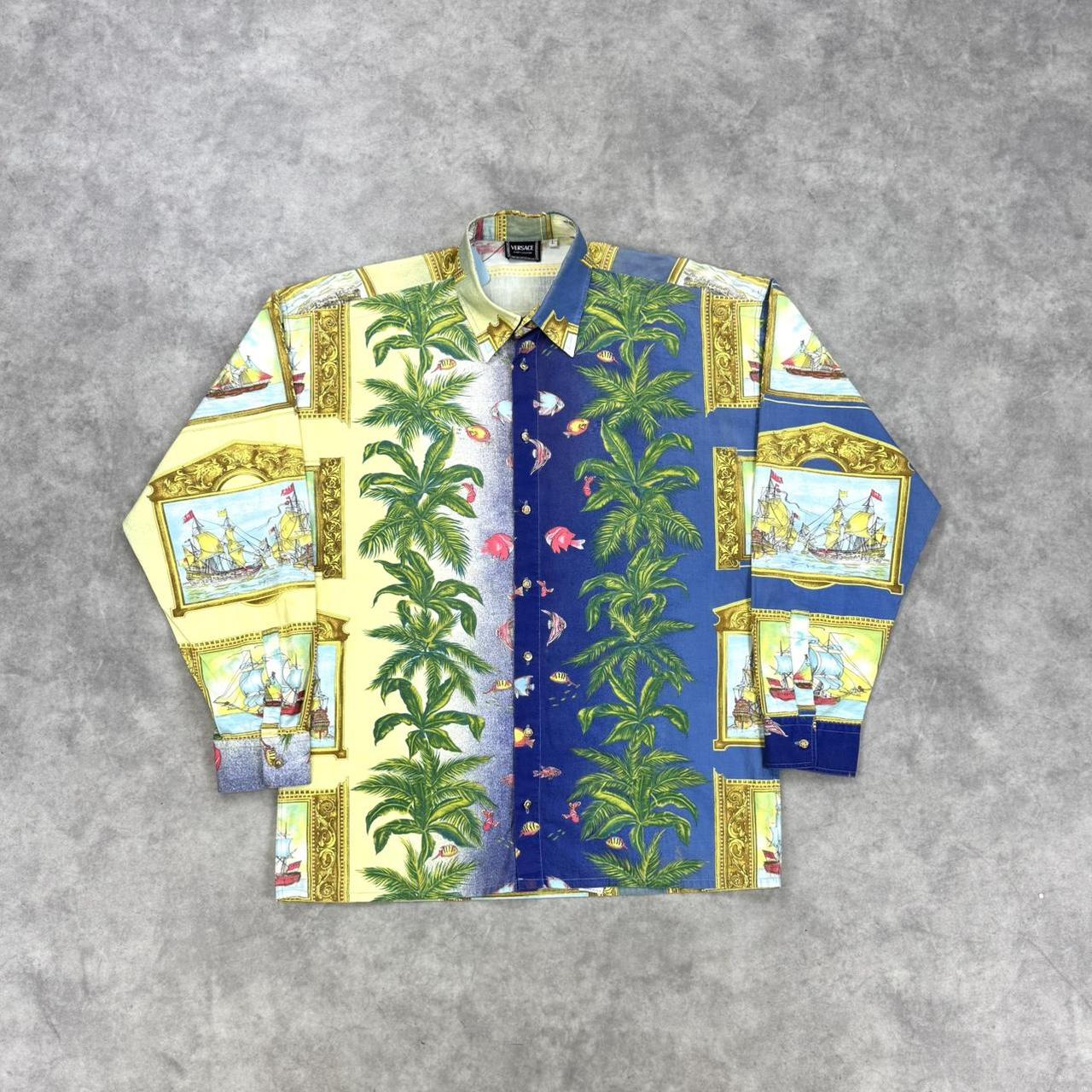 Vintage Versace print shirt