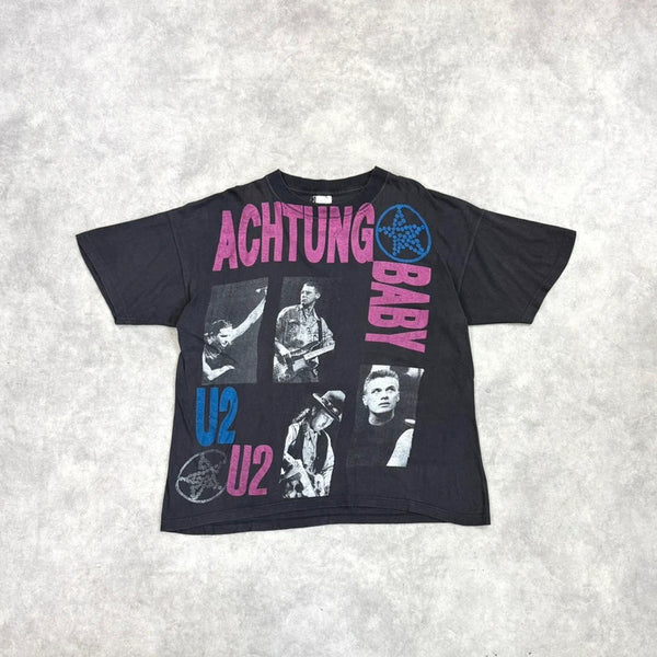 Vintage U2 print band t-shirt