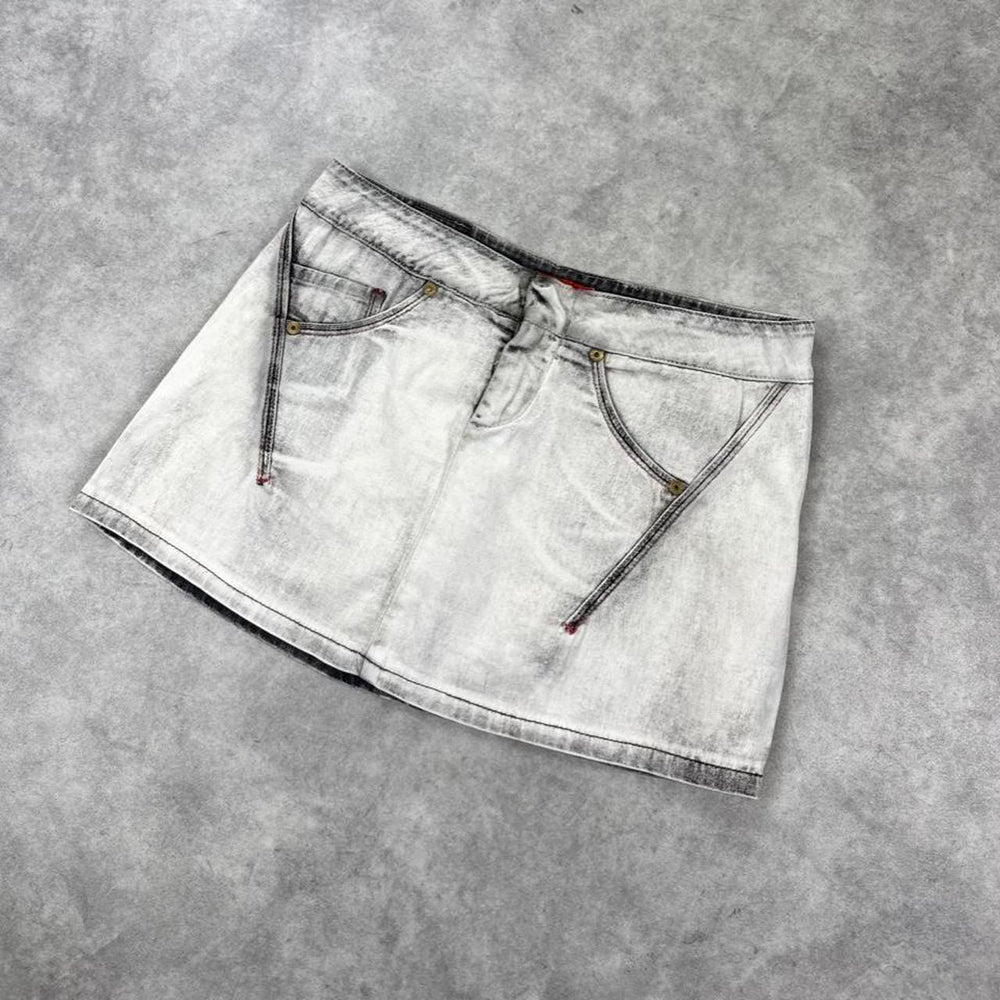 Denim miniskirt