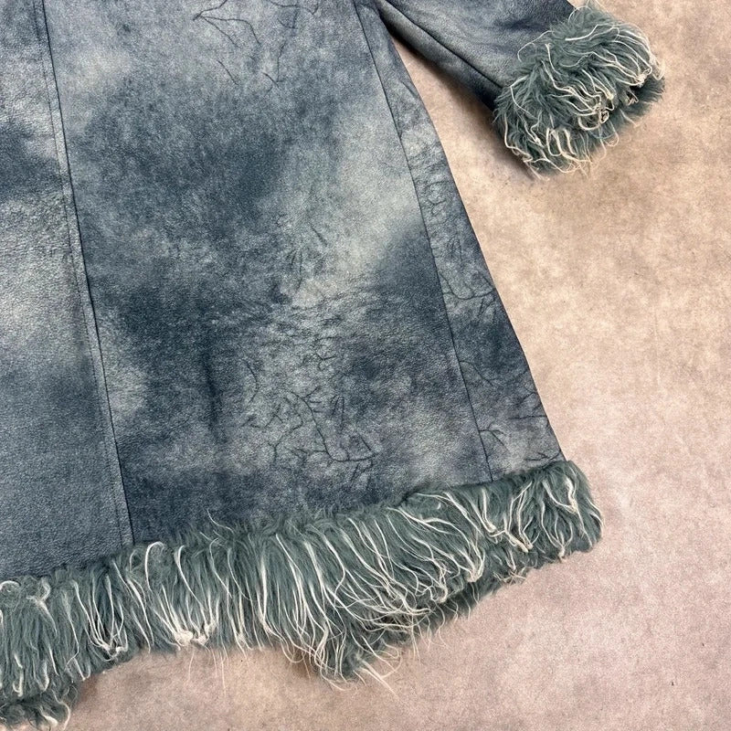 Faux sheering Penny lane coat