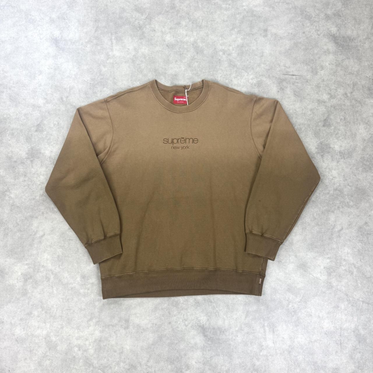 2019 Supreme dipped crew neck jumper