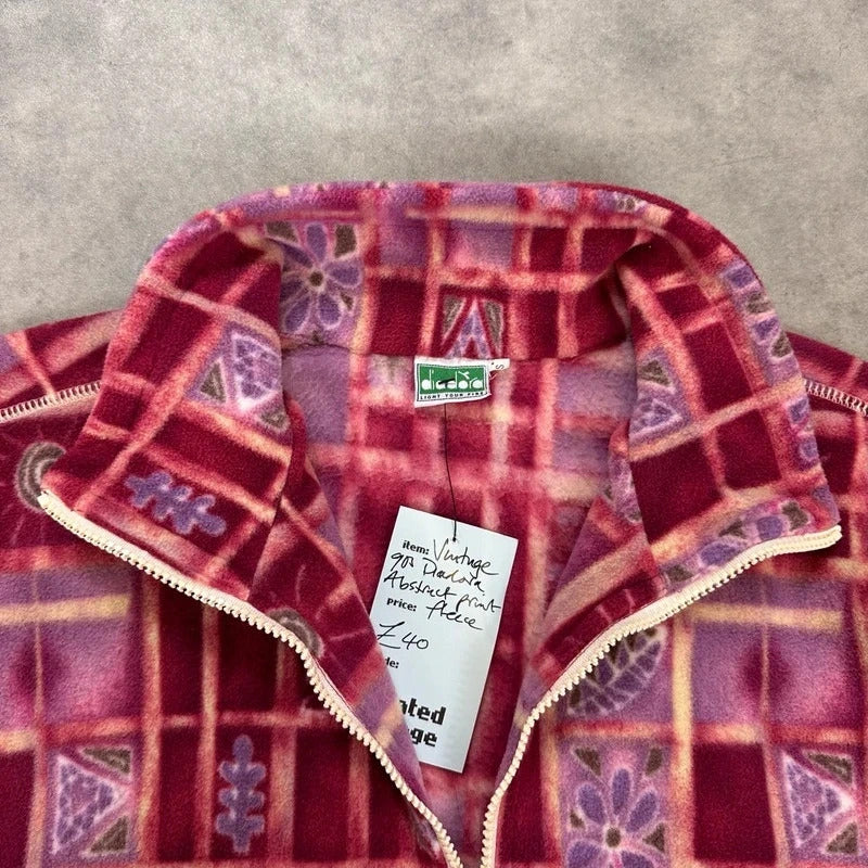 Vintage Diadora fleece jacket