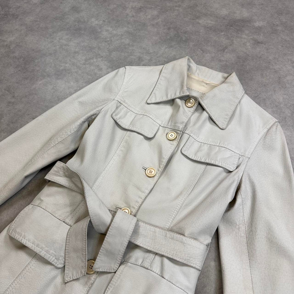 Cream & white jacket