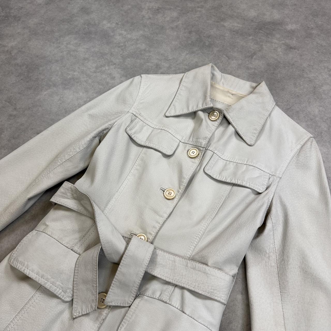 Cream & white jacket