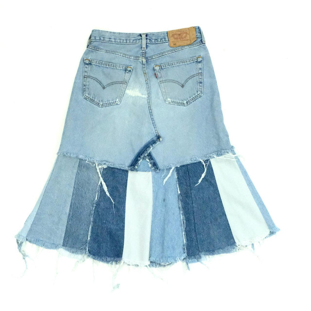 Rework Levis denim skirt