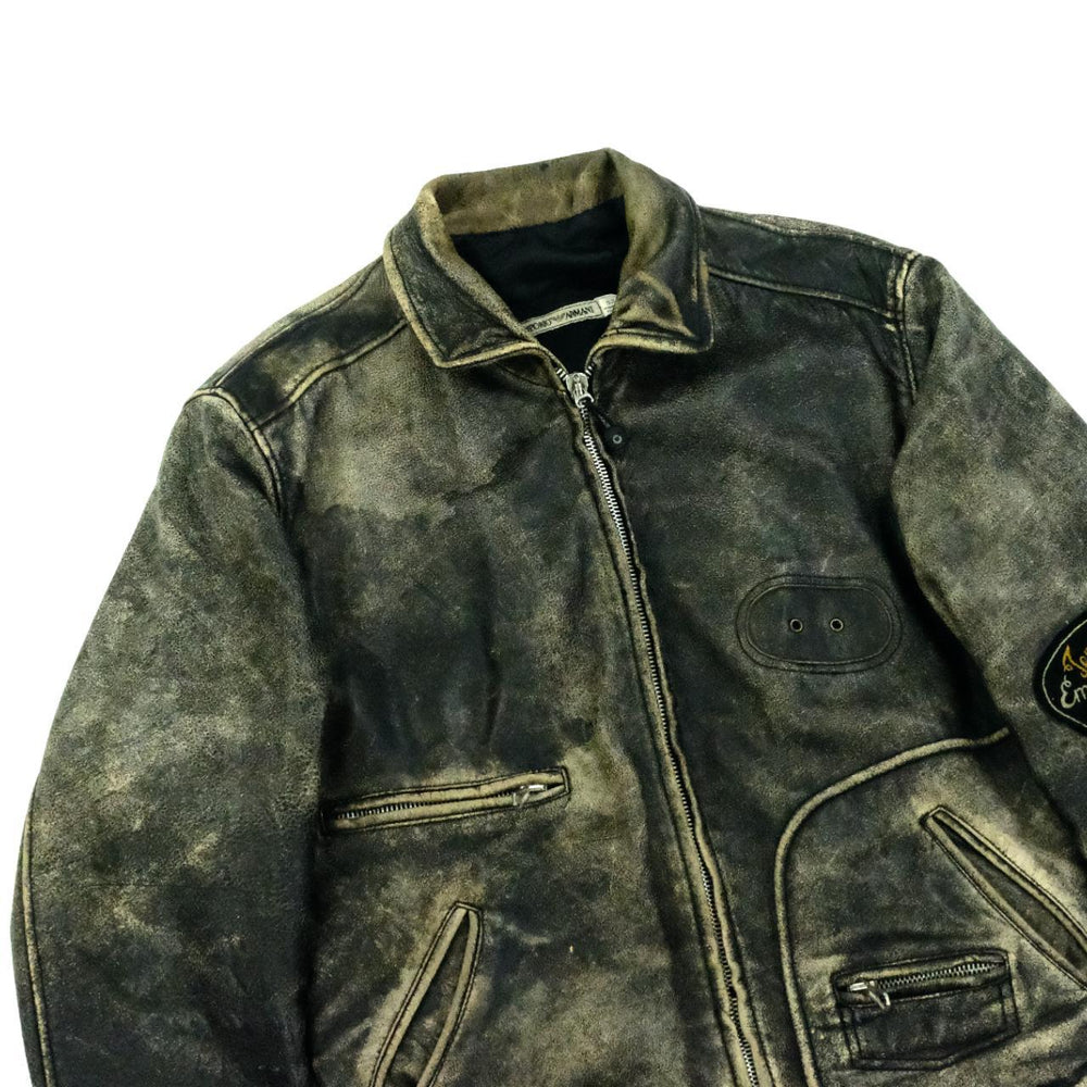 Armani Leather Jacket RARE