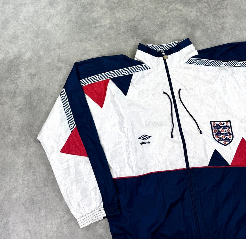 Vintage 90s Umbro England training jacket