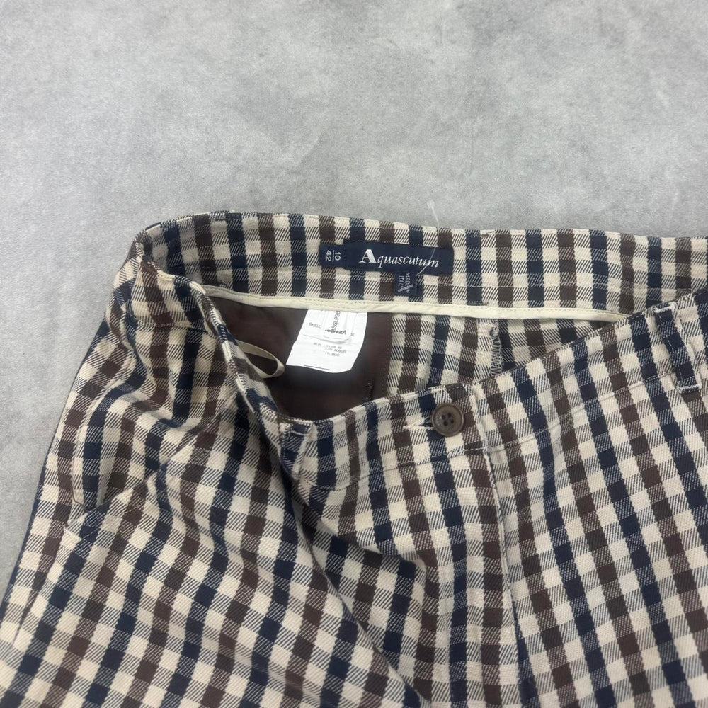 Vintage Aquascutum house check trousers