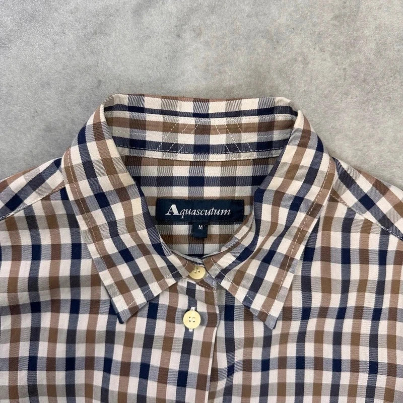 Aquascutum house check shirt