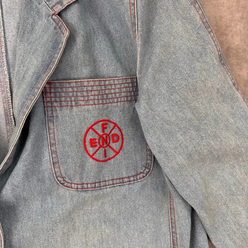 Vintage Fendi denim blazer