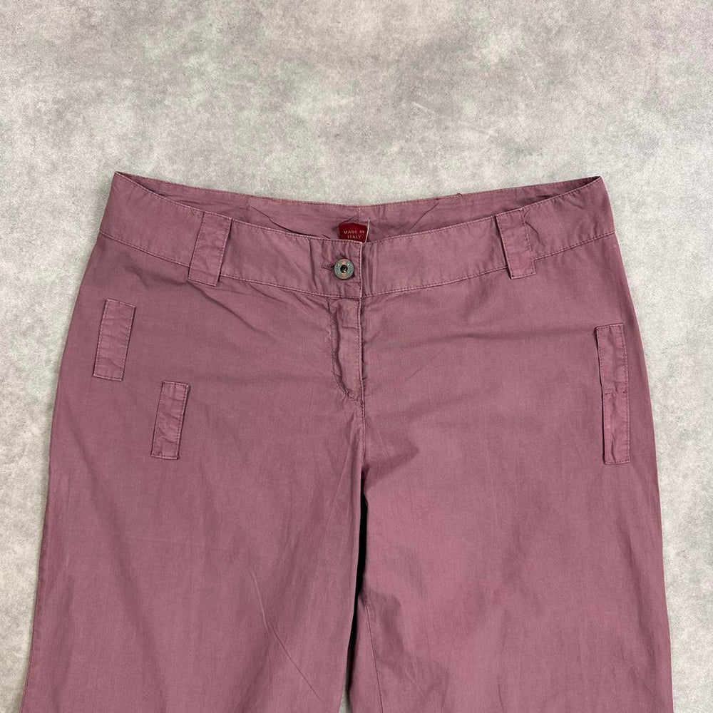 Dundop baggy purple trousers