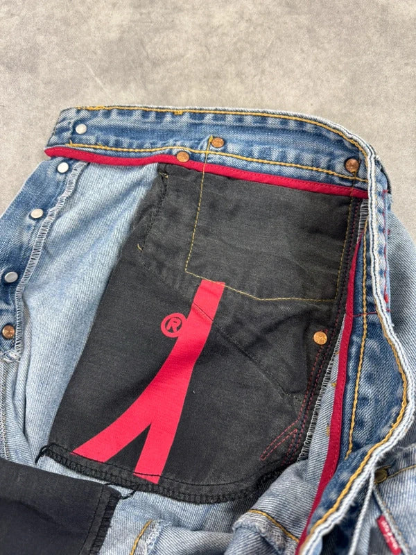 Vintage Levi’s denim twist jeans