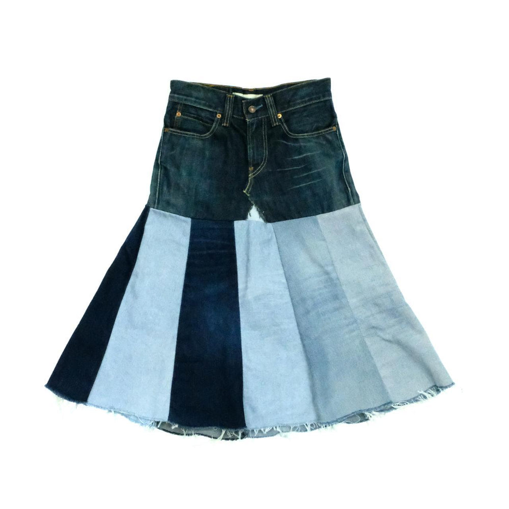 Rework Levis denim skirt