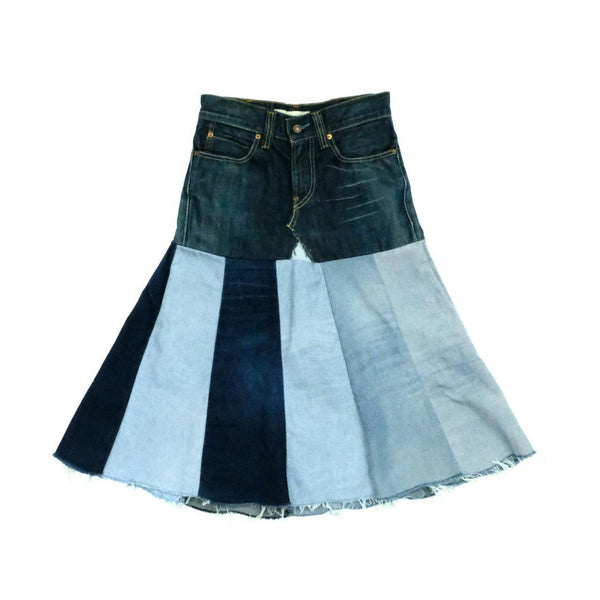 Rework Levis denim skirt