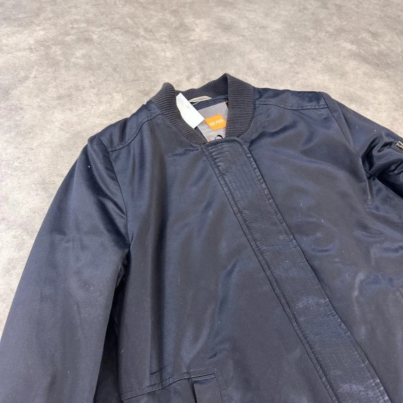 Hugo Boss embroidered bomber jacket