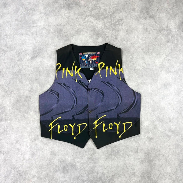 Vintage Pink Floyd print waistcoat