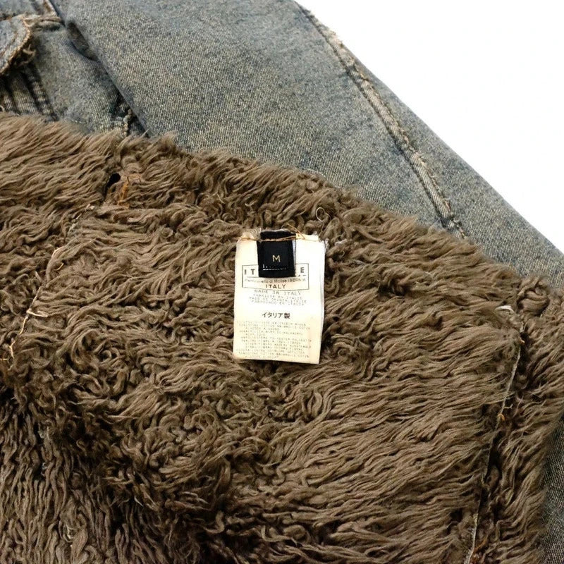 Roberto Cavalli Sherpa Denim Jacket