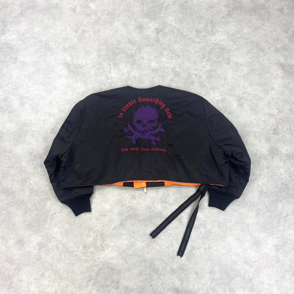 Ben Taverniti Unravel Project cropped bomber jacket