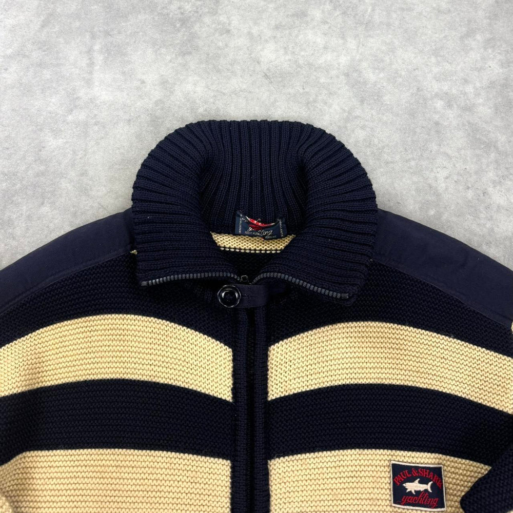 Vintage 90s Paul & Shark knit jacket