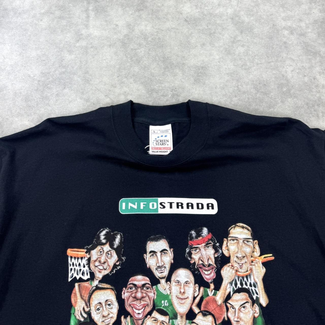 Vintage Info Strada print t-shirt