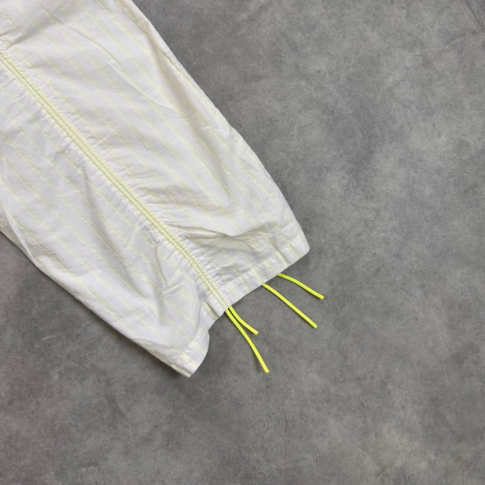 Only white baggy trousers