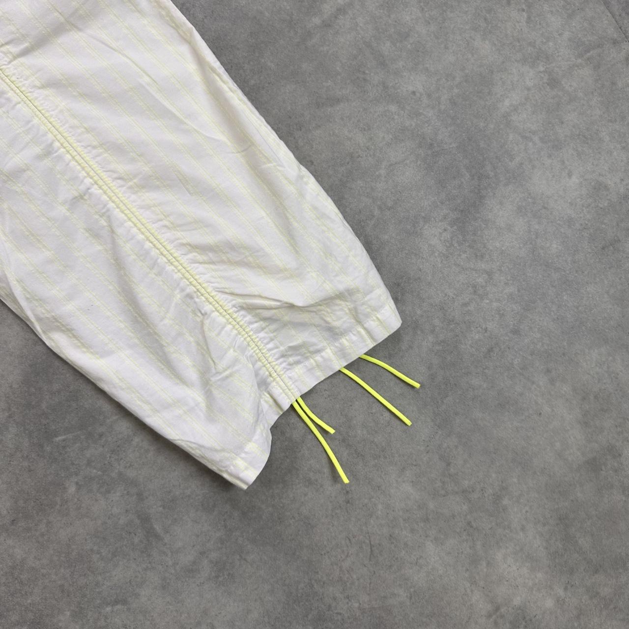 Only white baggy trousers