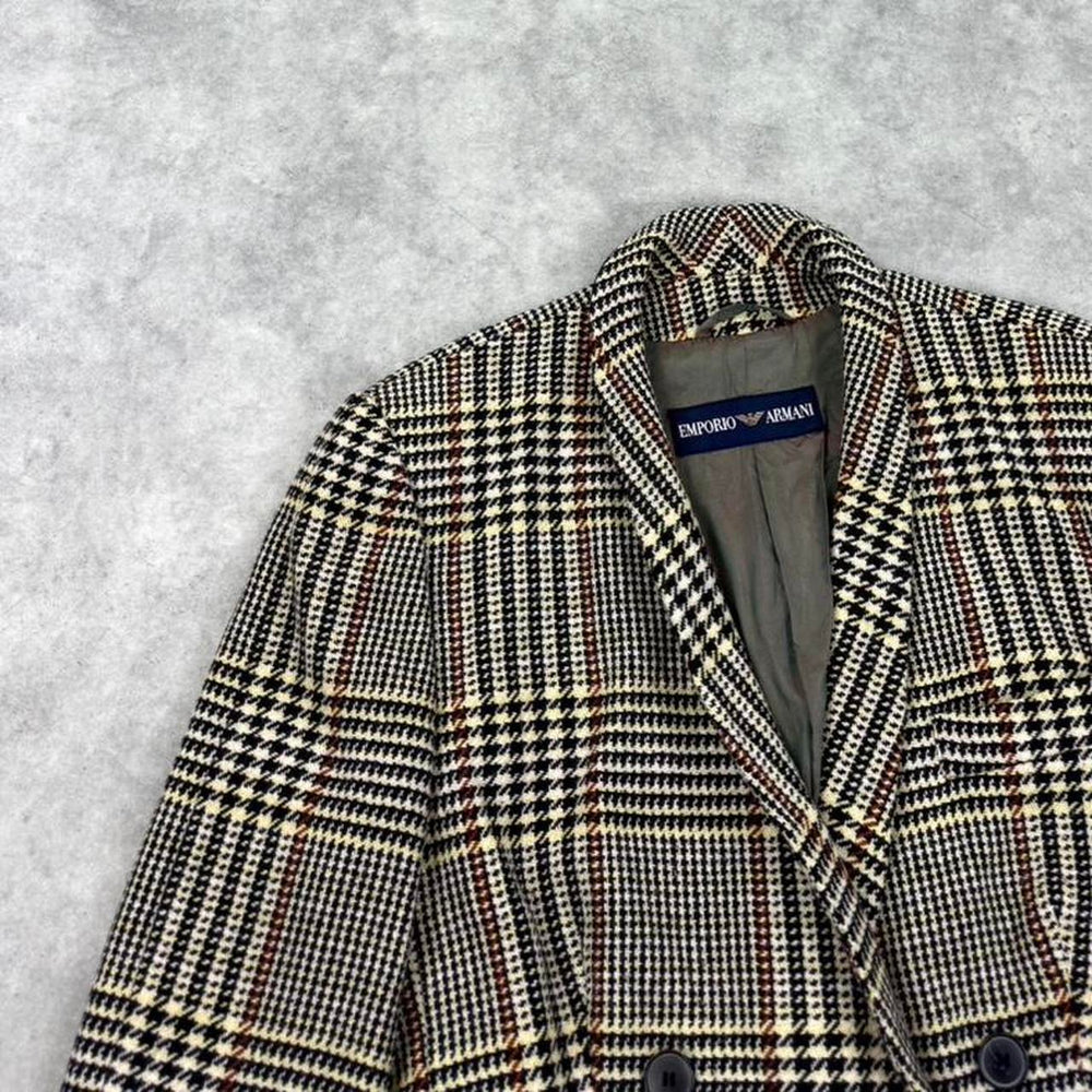Vintage Emporio Armani check blazer