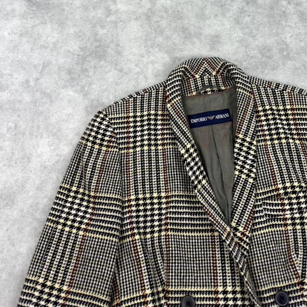 Vintage Emporio Armani check blazer