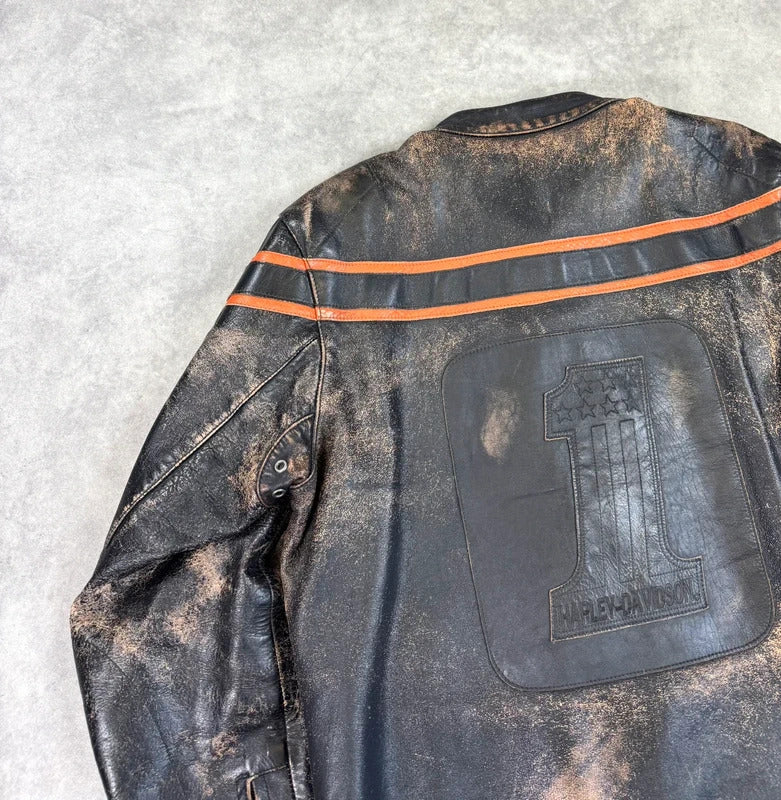 Vintage Harley Davison leather jacket