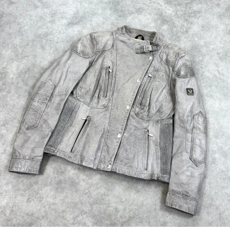 Belstaff leather biker jacket