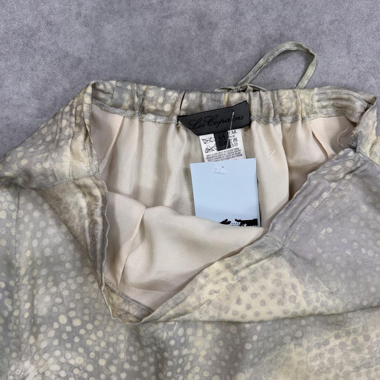 Les Copains tan silky skirt