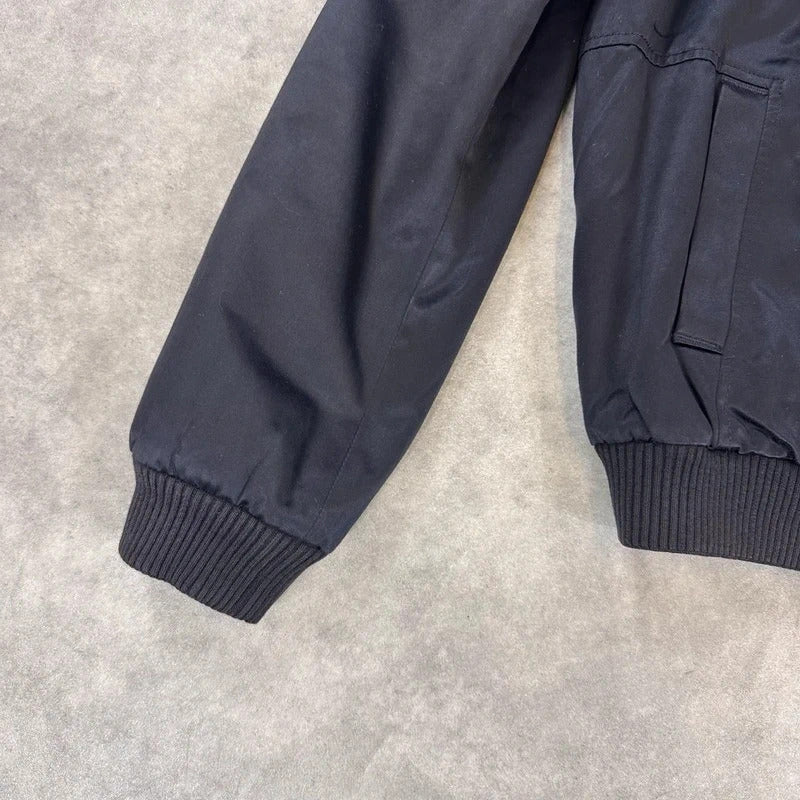 Hugo Boss embroidered bomber jacket