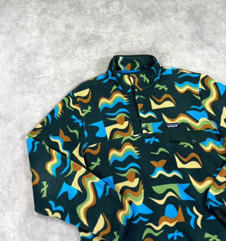 Patagonia print fleece